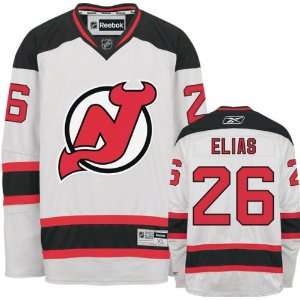 Patrik Elias Jersey Reebok White #26 New Jersey Devils 