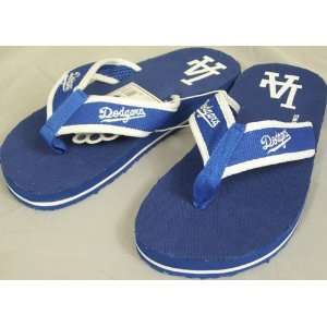   Los Angeles Dodgers MLB Contoured Flip Flop Sandals: Sports & Outdoors