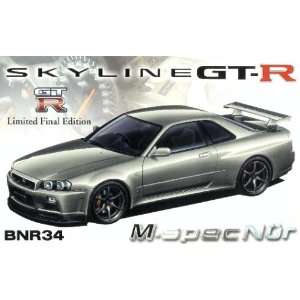    1/24 Nissan Skyline R34 GT R M Spec Nur AOS34019 Toys & Games