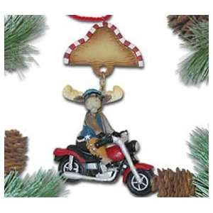   Motorcycle Christmas Ornament   Doug Billybob Mooskin: Home & Kitchen