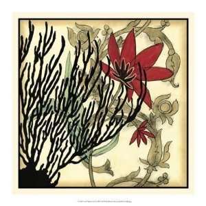  Jennifer Goldberger   Coral Tapestry IV GICLEE Canvas 