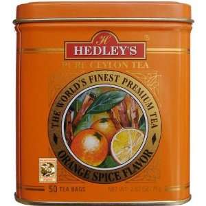 Hedleys Pure Ceylon Tea, Orange Spice: Grocery & Gourmet Food