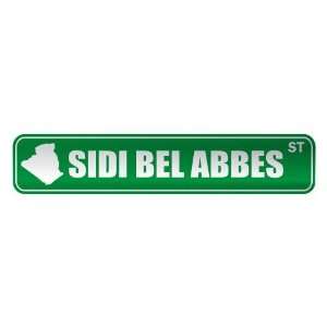   SIDI BEL ABBES ST  STREET SIGN CITY ALGERIA