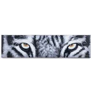  White Tiger Eyes Painting: Home & Kitchen