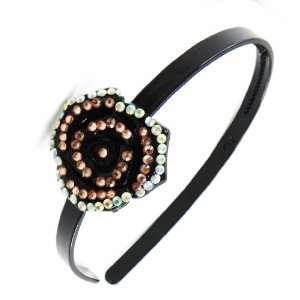  Headband Cristal brown.: Jewelry
