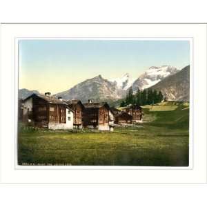 Saas Fee Sennhutten Valais Alps of Switzerland, c. 1890s, (M) Library 
