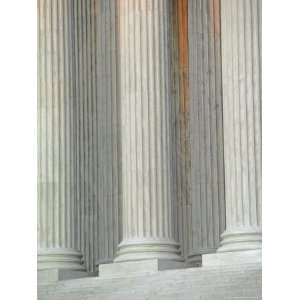  Closeup of Columns of Supreme Court Building, Washington 