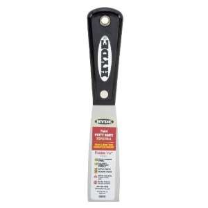 Hyde Tools 02000 1 1/4 Inch Flexible Putty Knife, Black 