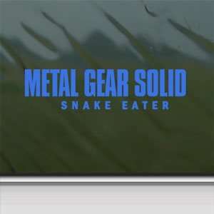  Metal Gear Solid Blue Decal Snake Eater Window Blue 