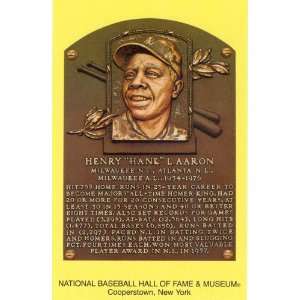   Hank Aaron National Baseball Hall of Fame Postcard: Sports & Outdoors