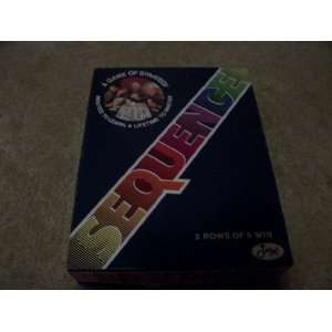  Sequence Board Game 1986 Edition Toys & Games