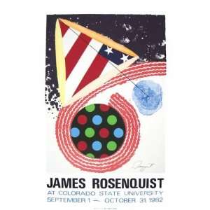  CSU, 1982 by James Rosenquist, 25x35