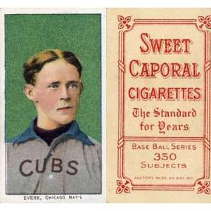 Johnny Evers T206 Tobacco Card 1909 11   Chicago Cubs 