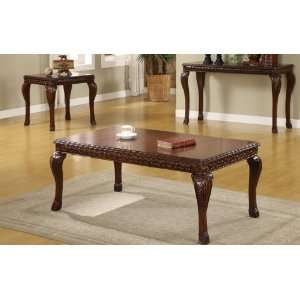  Classic Wooden End Table in Cherry Finish #PD F61231: Home 