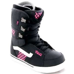  Vans Mantra Womens Snowboard Boots   Black/Pink 8: Sports 