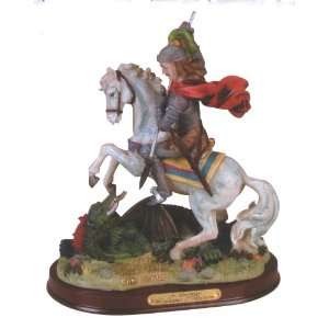  Luciana Collection   Statue   Saint George   Poly Resin 