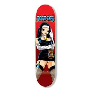   HOOK UPS Skateboard Deck EVIL NUN 8 x 32 hookups