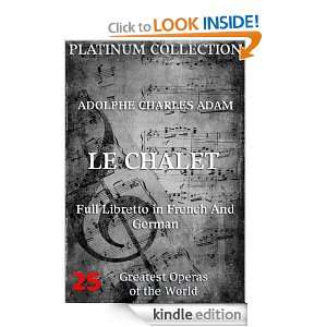 Adolphe Charles Adam   Le Chalet Libretto (Kommentierte Ausgabe 