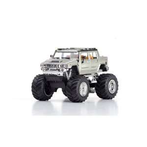   Hummer Jeeps w/ Head Lights (Silver) 100MPH SCALE SPEED: Toys & Games