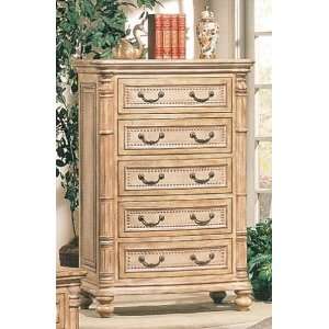  Traditional Euro Style Antique White Finish Solid Wood 