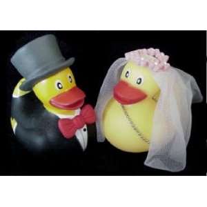  Bride and Groom Rubber Ducks: Toys & Games