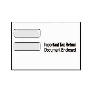  Double Window Tax Form Envelope for 1099 Misc/R Forms, 9 x 