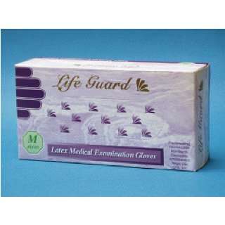 Life Guard 1104 Lightly Powdered Latex Exam Gloves, Size L [case of 