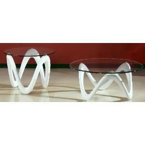  LY 1147 White Modern Coffee Table: Home & Kitchen