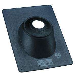 Oatey 11890 Thermoplastic Standard Base Flashing, Galvanized, 3 Inch