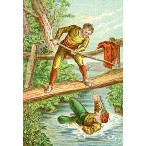  Vintage Art Little John and Robin Hood   11980 2