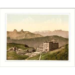  Rochers de Naye Grand Hotel and railroad Geneva Lake 