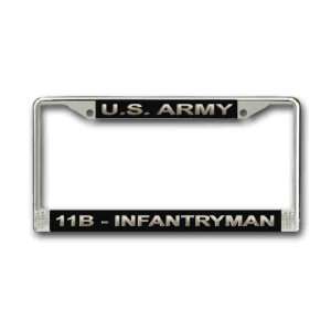  US Army MOS 11B Infantryman License Plate Frame 