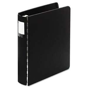   DublLock Round Ring Binder, 11x8.5, 1.5in Cap, BLK: Office Products