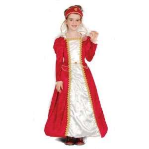    Red Princess 2pc Childs Fancy Dress Costume S 122cm: Toys & Games