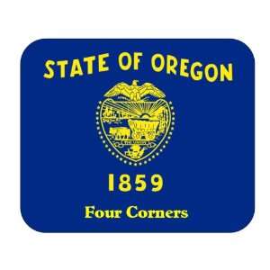  US State Flag   Four Corners, Oregon (OR) Mouse Pad 