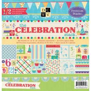   Cuts with A View 12 Inch by 12 Inch Premium Paper Stack, Celebration