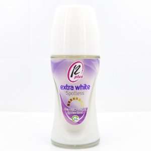  12 Plus Extra White Spotless Antiperspirant Deodorant Roll 