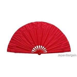  Left Handed Chinese Red Mulan Dancing Fan #13212