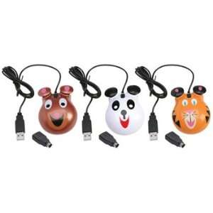  4 Pack CALIFONE INTERNATIONAL ANIMAL THEMED COMPUTER MICE 