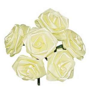  3 Packages of 144  1/4 Yellow Ribbon Roses   432 Total 