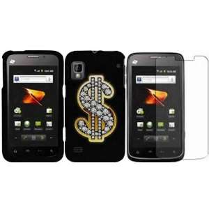 : Dollar Hard Case Cover+LCD Screen Protector for ZTE Warp N860: Cell 