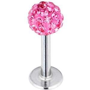  16 Gauge Pink Ferido Ball Labret Monroe Tragus MADE WITH 