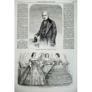  Paris Fashion Dresses 1860 Portrait Lord Macaulay Man 
