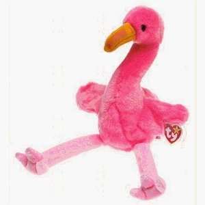  TY Beanie Buddy   PINKY the Pink Flamingo: Toys & Games