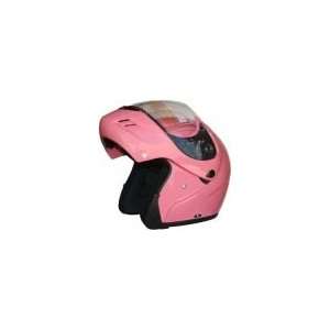  Modular Flip Up Sports Motorcycle Helmet 601 Pink 