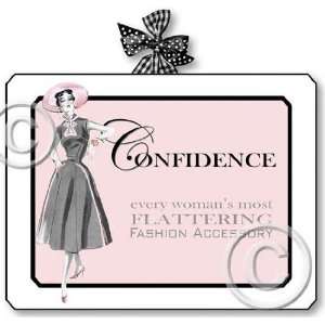   Item 2041 Sign Pink Boudoir Fashion 1950s Style Plaque: Home & Kitchen
