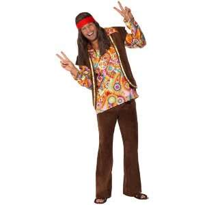    Smiffys Psychedelic 1960S Hippy Costume (Medium) Toys & Games
