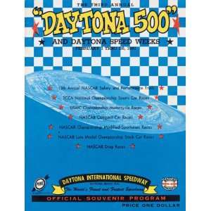 22 x 30 CANVAS 1961 DAYTONA 500 #3 (031961)   Original NASCAR Art and 