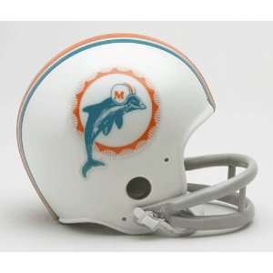  Riddell Miami Dolphins 1972 Replica Throwback Mini Helmet 