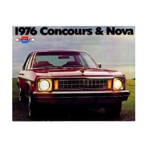  1976 CHEVROLET CONCOURS NOVA Sales Brochure Book 